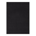 Wool floor rug - Louise Black