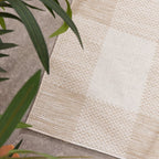Indoor Outdoor Rug - Ranch Checkerboard Beige