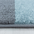 Modern floor rug - Optimism Design Blue/Grey