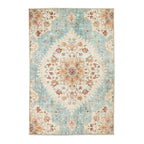Vintage Outdoor Rug - Santo Mandala Light Blue