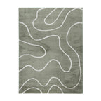 Washable Rug – Myrre Swirl Green