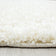 Round High-Pile Rug - Life Cream/White