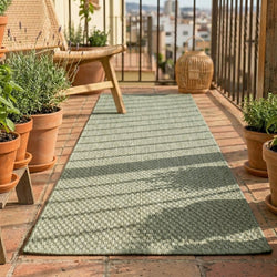 Outdoor Runner Rug - Costa Green