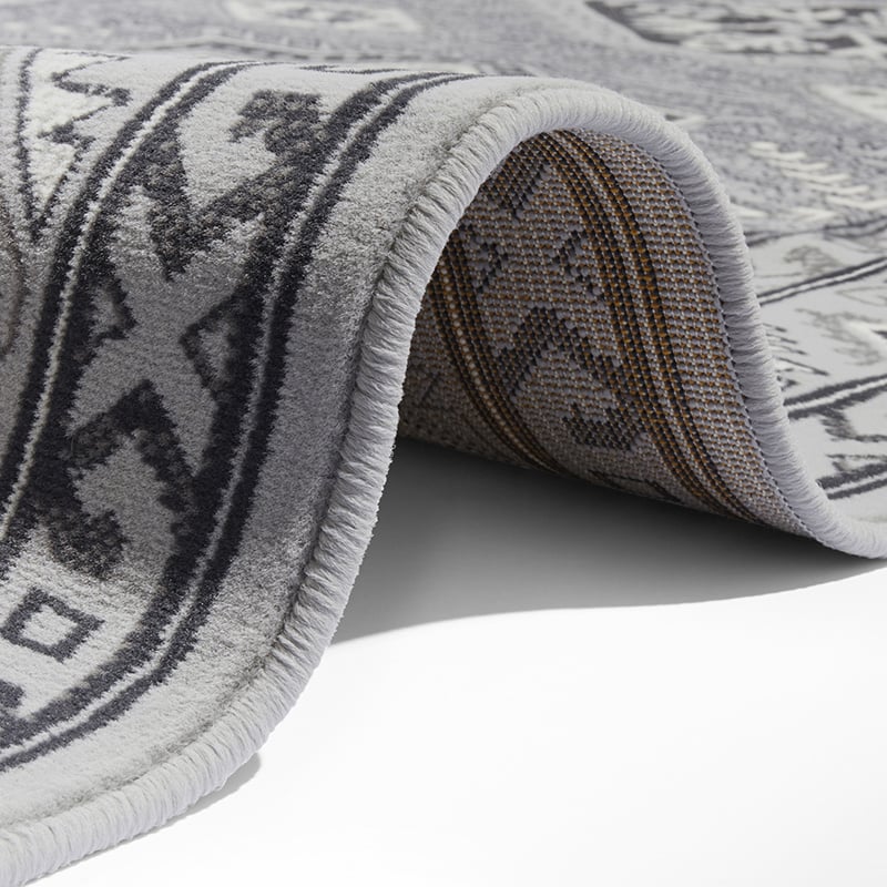 Persian Carpet - Mirkan Saricha Light Grey