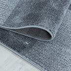 Modern floor rug - Optimism Box Silver/Grey