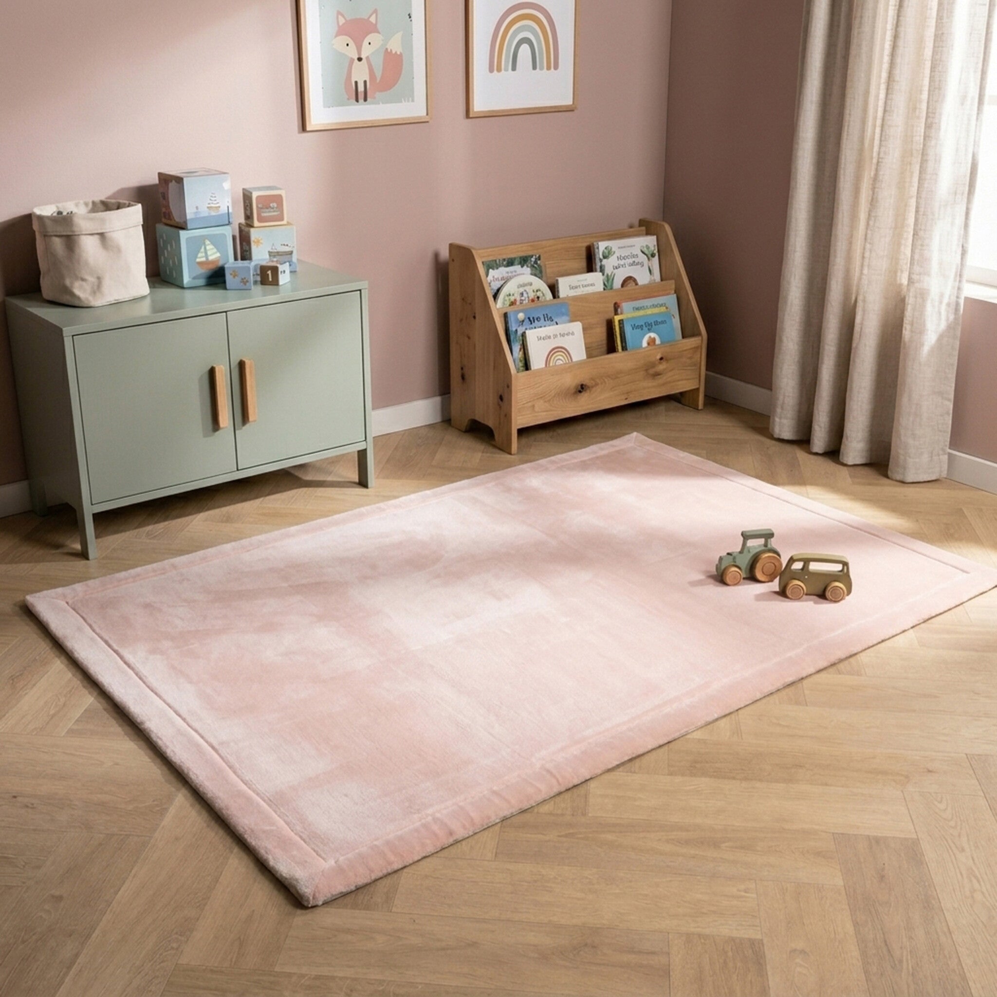 Washable Play Mat - Jip Pink