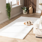 Soft High Pile Runner - Comfy Supreme White