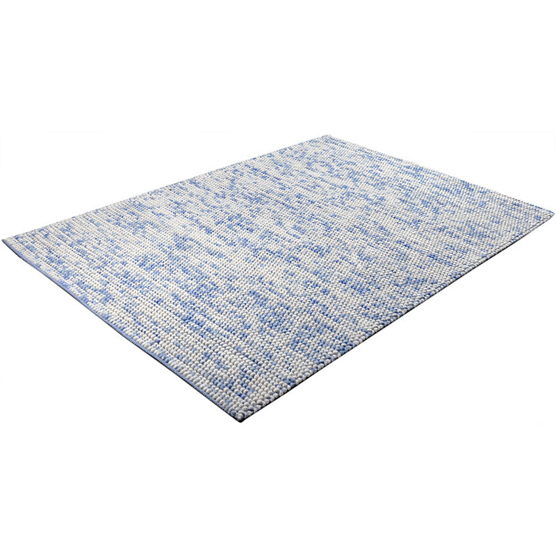 Wool Bobble Floor Rug - Madeleine Blue/Beige