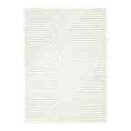 Modern Rug - Nori Curves White