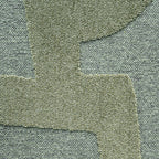 Modern floor rug - Thor Green 4141