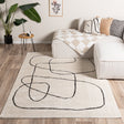Japandi Rug - Yori Lines Cream/Black