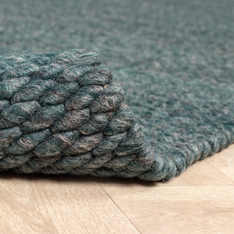 Wool Rug - Brilliant Beige/Green