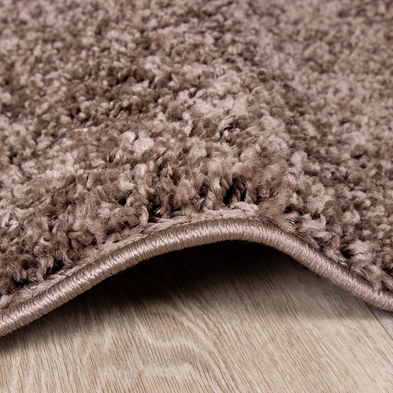 Round High Pile Rug - Lofty Taupe