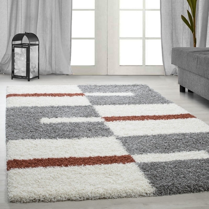 High-pile floor rug - Gala Terra