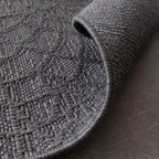 Indoor Outdoor Rug - Dunes Mandala Anthracite