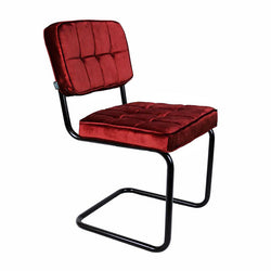 Chair Velvet - Ivy Red