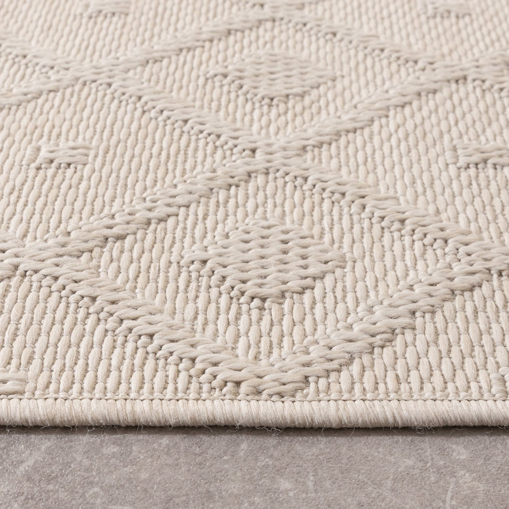 Indoor Outdoor Rug - Dunes Geo Cream