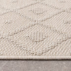 Indoor Outdoor Rug - Dunes Geo Cream