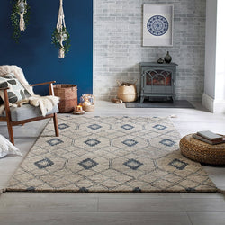 Modern floor rug - Nappo Diego Grey