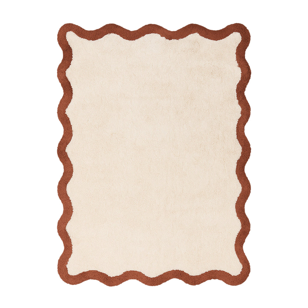 Washable Rug – Hazy Brown/Cream