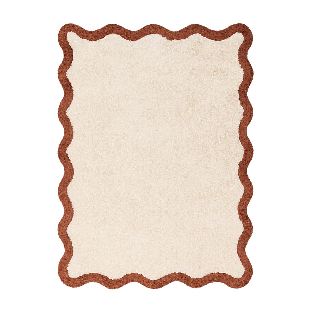 Washable Rug – Hazy Brown/Cream