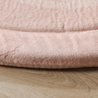 Round washable play mat - Flo Pink