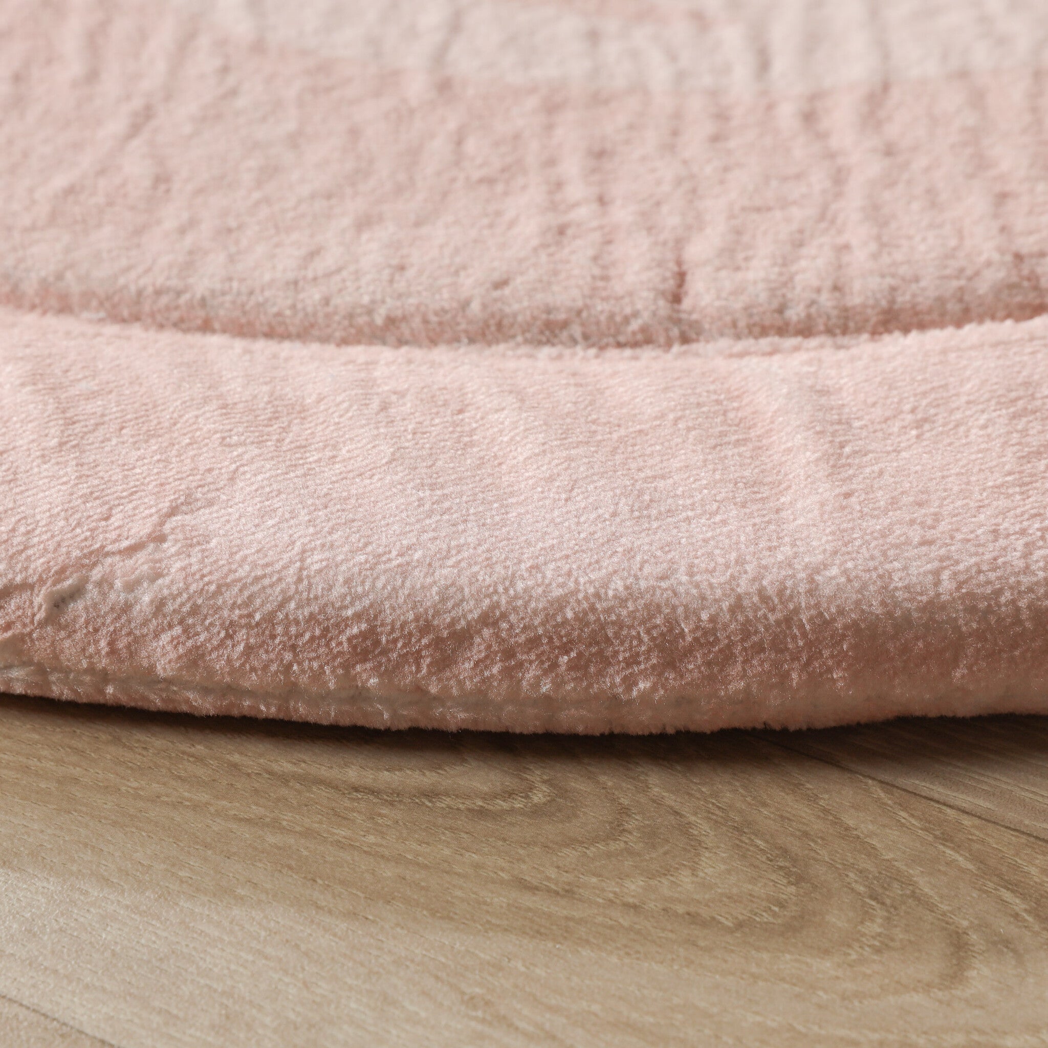 Round washable play mat - Flo Pink