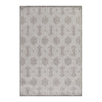 Jute Outdoor Rug - Aruba Pattern Grey