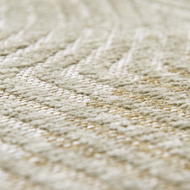Round modern floor rug - Meditation Coral 9229 Beige
