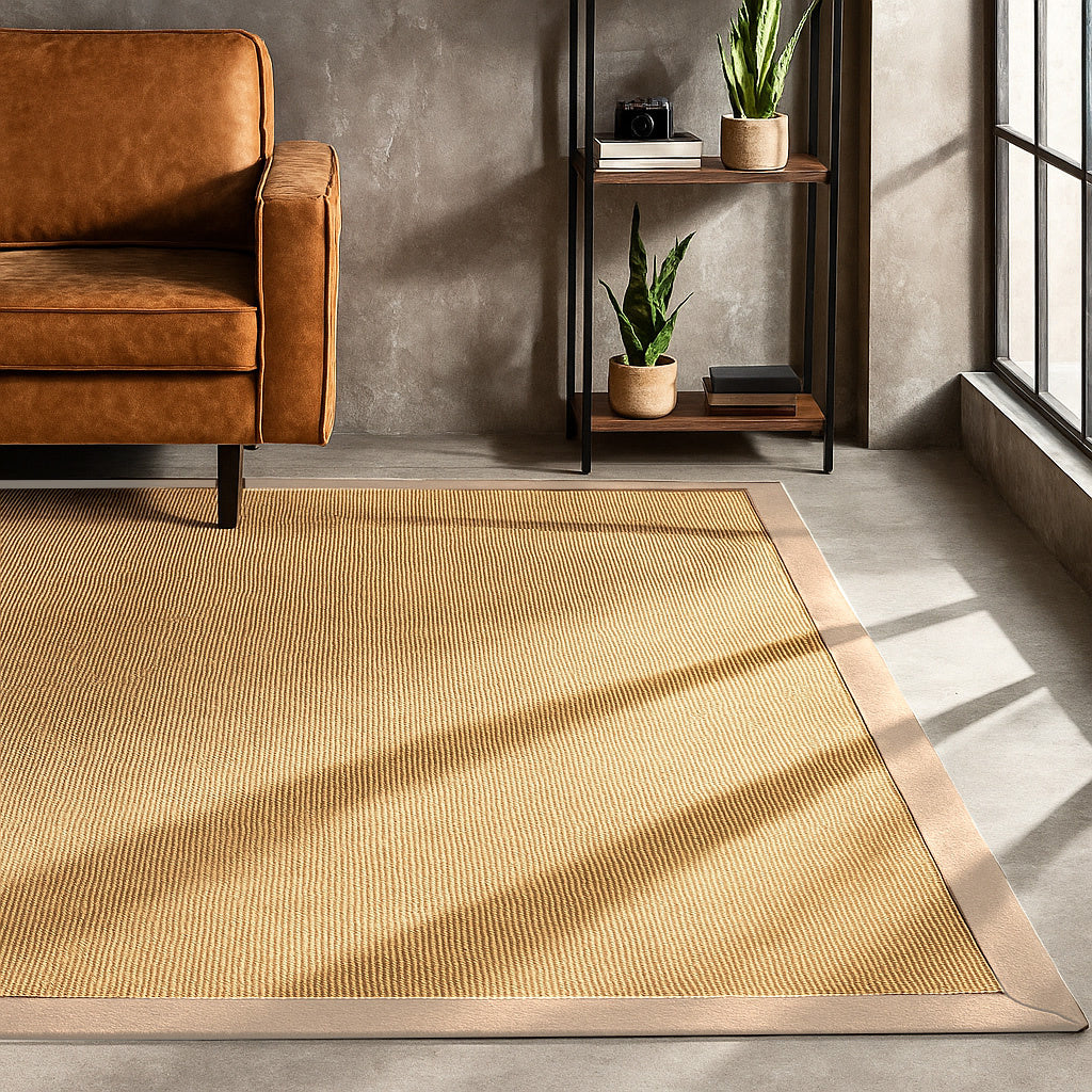 Sisal Rug - Tulum Border Beige