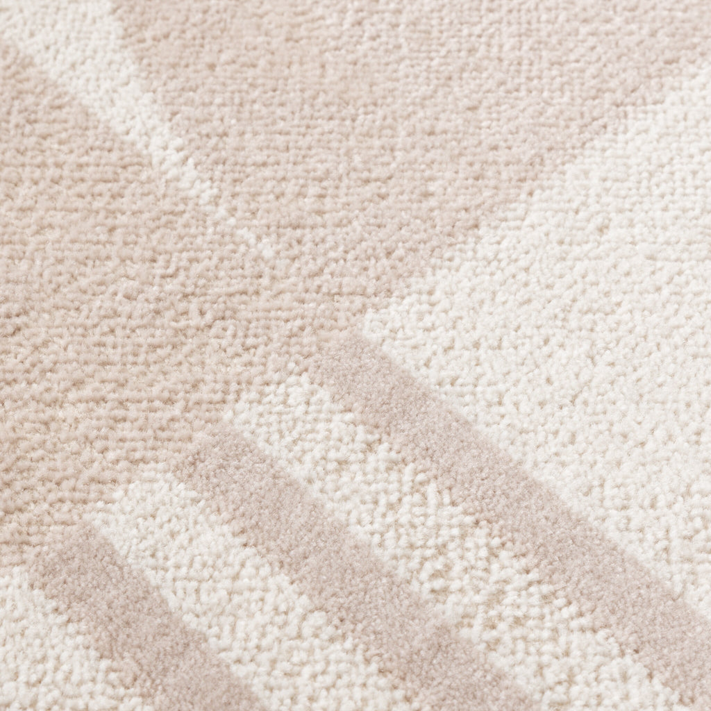 Round Japandi Rug - Aurora Circles Beige