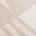 Round Japandi Rug - Aurora Circles Beige