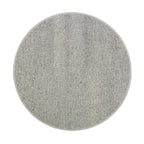 Round Wool Rug - Twist Grey