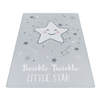Children's Floor Rug - Pleun Star Gray