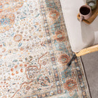Indoor Outdoor Rug - Kairo Medallion Cream/Multicolour