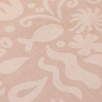 Round washable play mat - Flo Pink