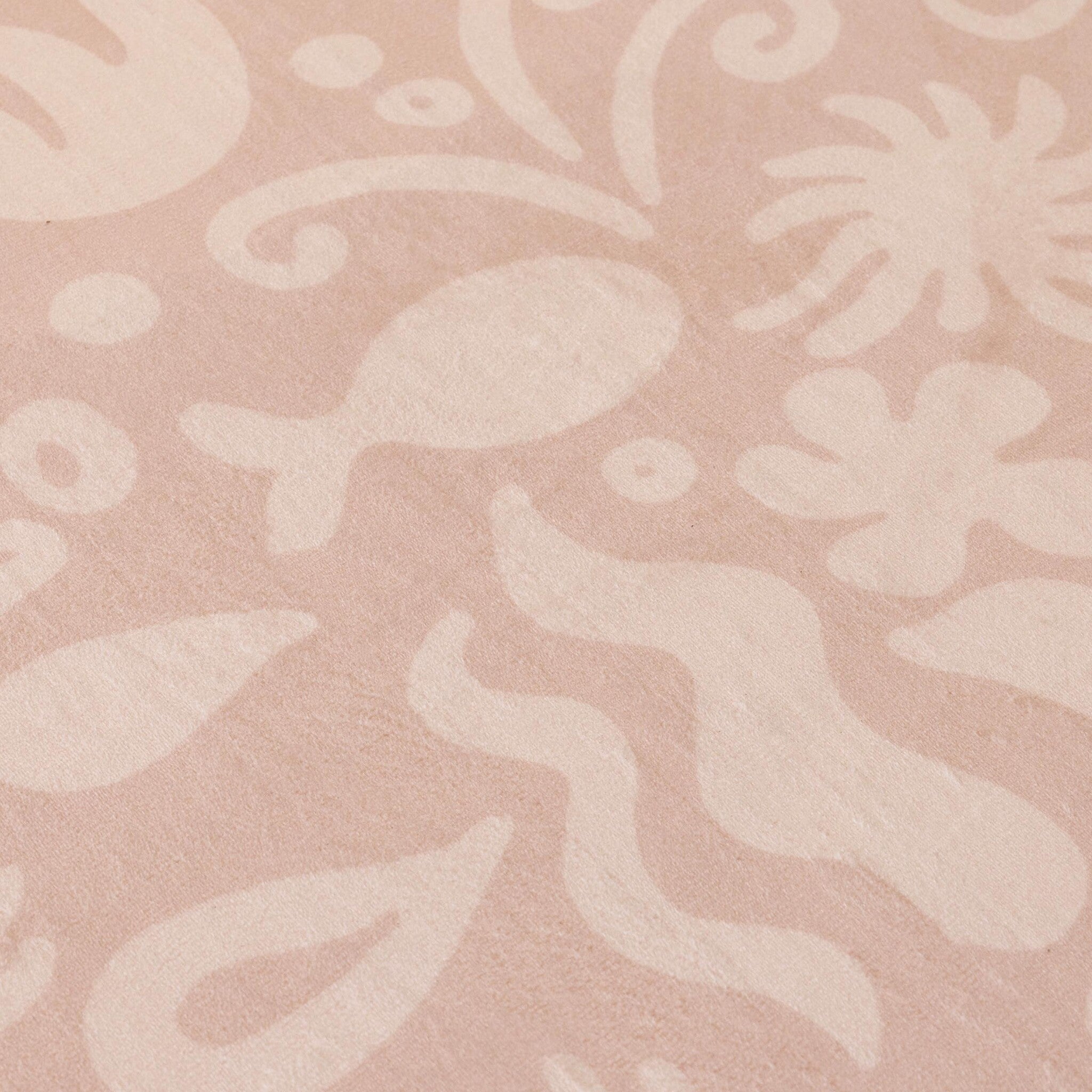 Round washable play mat - Flo Pink