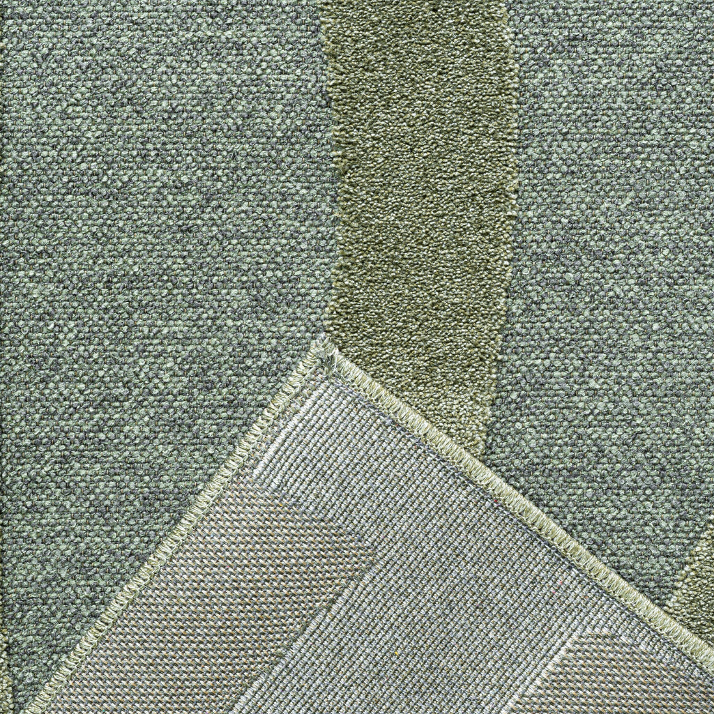 Modern floor rug - Thor Green 4141