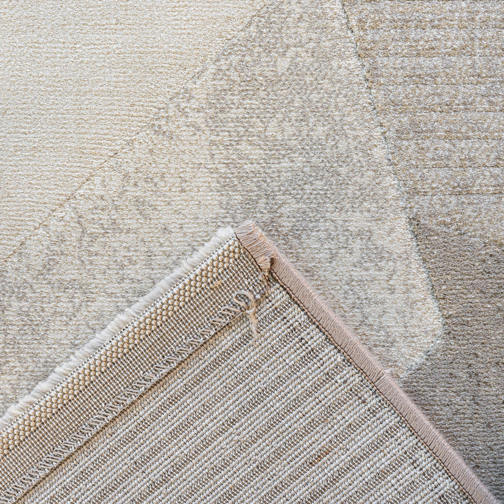 Abstract Floor Rug - Axil Taupe 6575