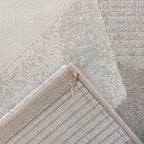 Abstract Floor Rug - Axil Taupe 6575