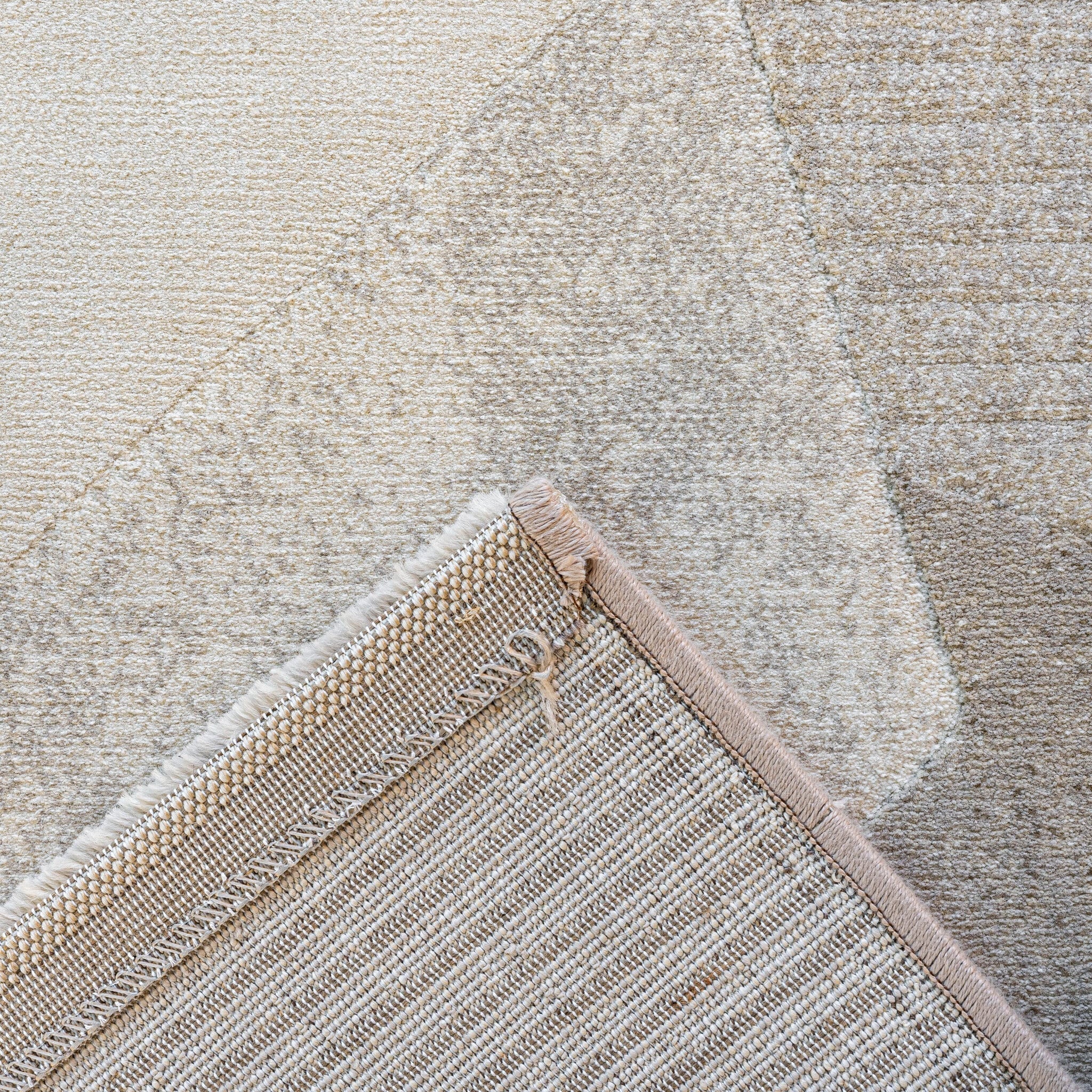 Abstract Floor Rug - Axil Taupe 6575