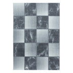 Modern floor rug - Optimism Box Silver/Grey