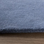 Wool Abstract Rug – Jules Cream/Blue