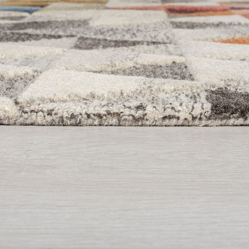 Graphic floor rug - Mado Amari Multicolor