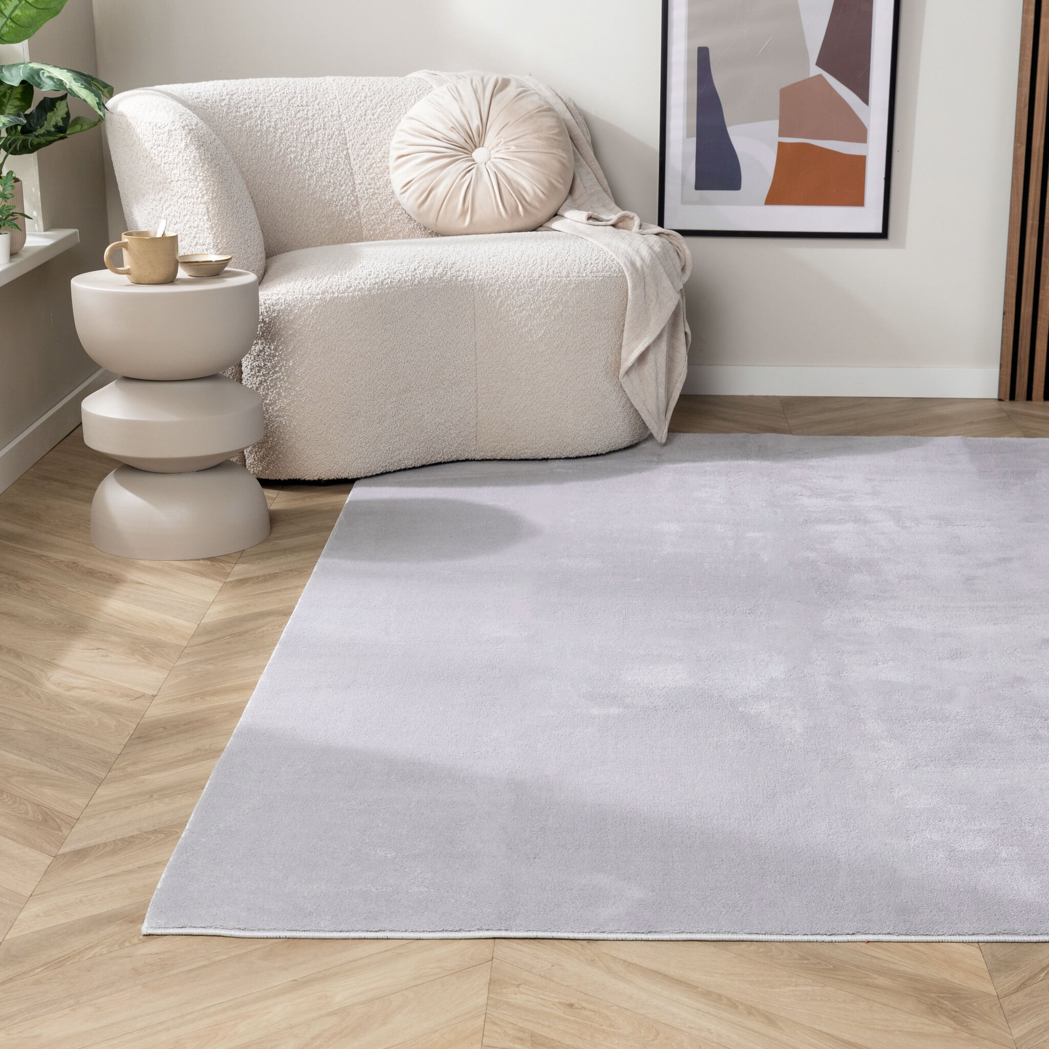 Washable Rug - Vivid Grey