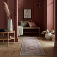 Washable Runner - Reido Traditional Pink