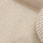 Wool Rug - Twist Beige