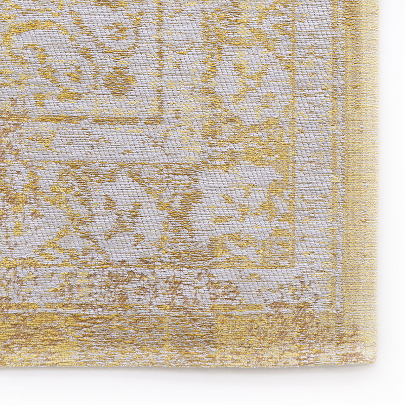 Vintage floor rug - Fading World Medallion Yellow 9062