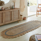 Jute runner - Grazo Natural/Grey