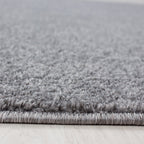 Low-pile floor rug - Asa Light Grey
